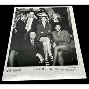 Ally McBeal Cast Press Photo Fox 1997 Calista Flockhart Courtney Thorne Smith